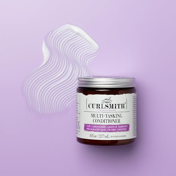 Curlsmith MultiTasking Conditioner 3 in 1 Conditioner with Proteins for Damaged Hair 237ml - Image 5