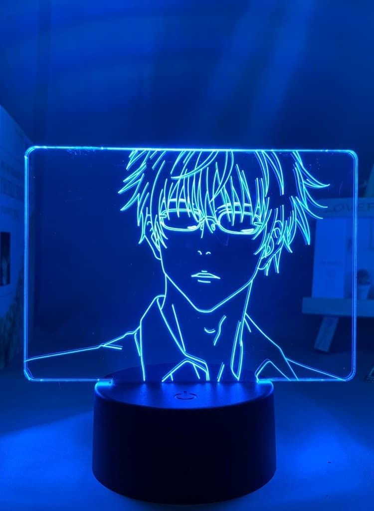 althiqahkey Large Size Anime LED Lamp Jujutsu Kaisen Ryomen Sukuna for Kid Bedroom Decor Nightlight Friend Birthday Gift Manga 3D Light Jujutsu Kaisen  - Image 2