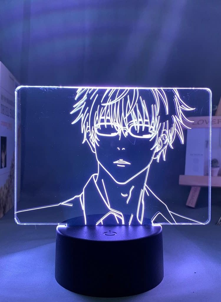 althiqahkey Large Size Anime LED Lamp Jujutsu Kaisen Ryomen Sukuna for Kid Bedroom Decor Nightlight Friend Birthday Gift Manga 3D Light Jujutsu Kaisen  - Image 1