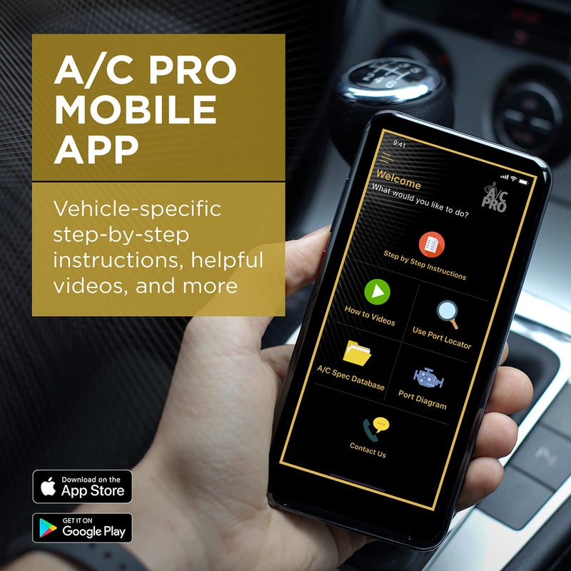 A/C Pro InterDynamics Car Air Conditiioner Gauge and Hose by InterDynamics, A/C Pro Air Conditioner Recharge Gauge and Dispenser for Cars, Trucks, 24 In Hose - Image 4