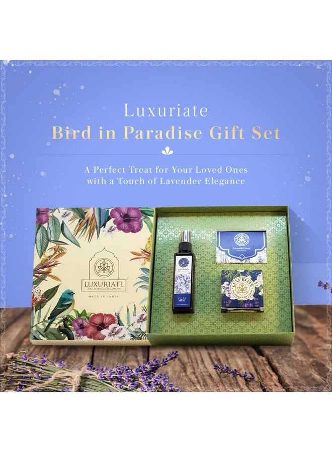 LUXURIATE Lavender Skin Care Gift Set Box 3PC - Soap, Cream, Face Mist Gift for Sister | Gift for Diwali | Gift for Wedding | Gift for Women - Image 4