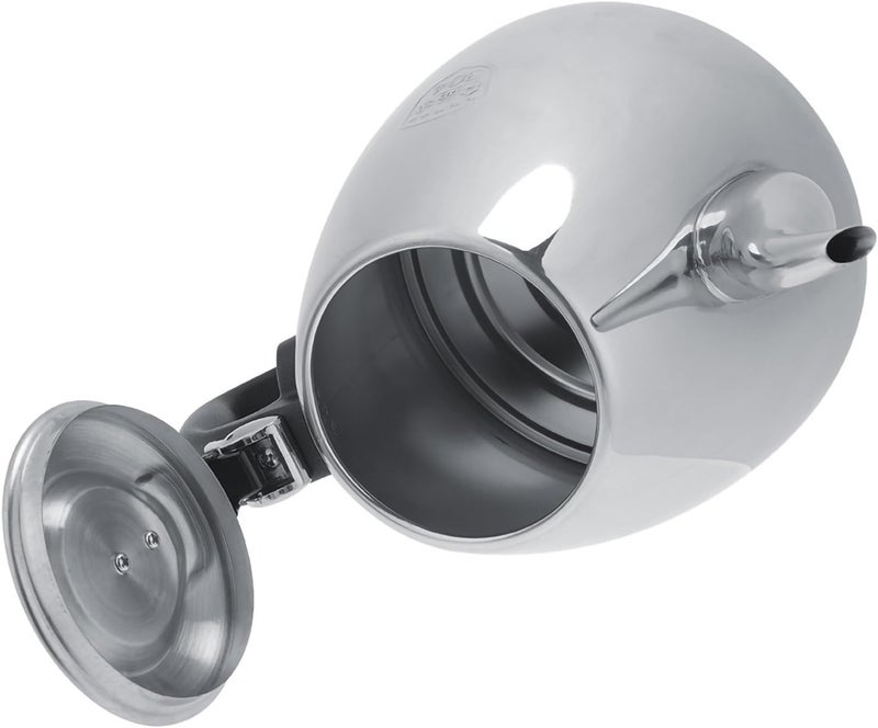 Domary Stainless Steel Stovetop Teapot Tea Kettle Heat Resistant Handle for Family Party Induction Cooker (1.2L) - Image 2