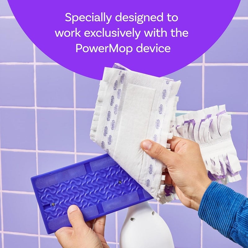 مناديل ممسحة سويفر Power Mop عدد 8 قطع | عبوات بديلة بتقنية Absorb + Lock لتنظيف الأرضيات | تمتص الأوساخ والدهون والبقع لجميع أنواع الأرضيات وتترك لمعان بدون بقايا - Image 4