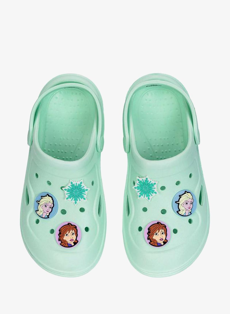 Comic Kicks by UrbanHaul Frozen Appliques Details Clogs with Backstrap - Image 2