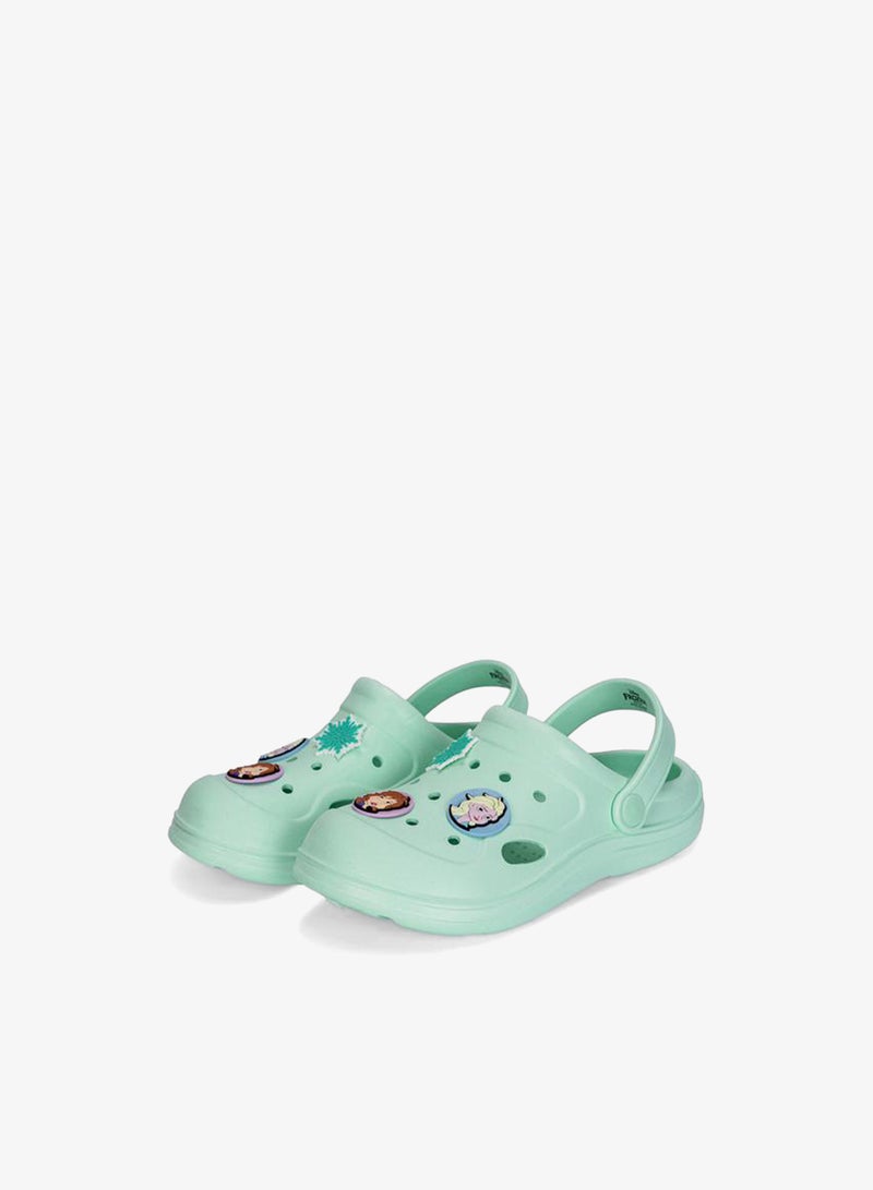Comic Kicks by UrbanHaul Frozen Appliques Details Clogs with Backstrap - Image 3