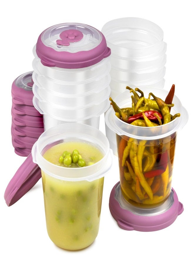 Tribello Meal Prep Soup Food Storage Container With Lids, 12 Oz Reusable Microwave/Freezer Safe Kids Lunch Container Set, Deli Containers Leak Proof Lids, BPA Free - 12 Pack - Image 1