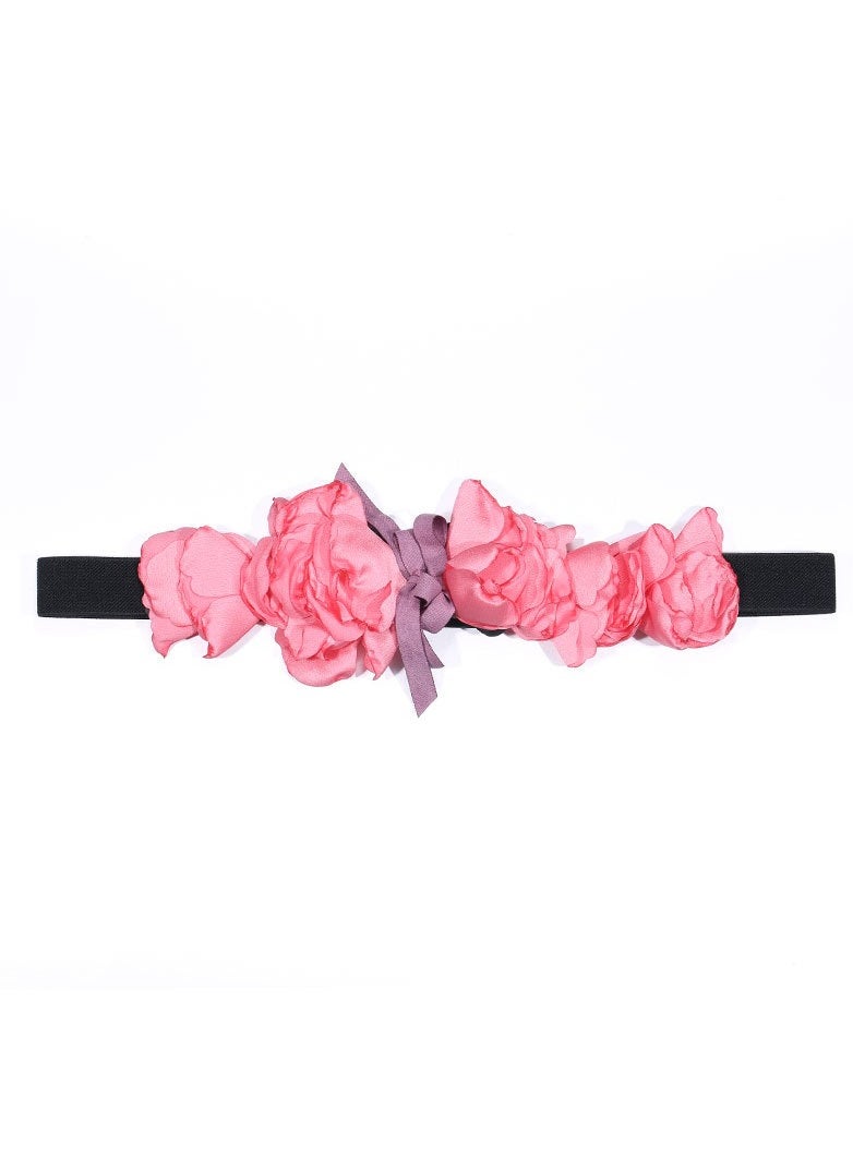 KUYING - New Corset Elastic Elastic Elastic Womens Dress Decoration Fabric Flower Fashion Belt - Image 1
