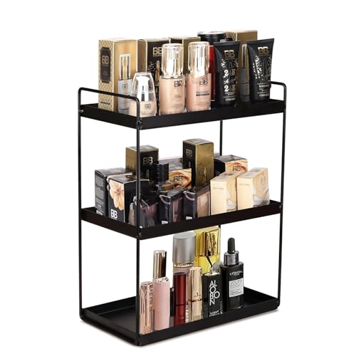 Cri8Hub Premium 3-Tier Storage Stand for Kitchen, Bathroom, Spice Rack, Cosmetic Organizer, Bathroom Shelf Rack, Countertop Oragnizer Rack, Masala Box Stand, Space Saver Rack (Kitchen Spice Rack) - Image 3