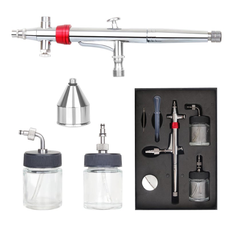 Casubaris Airbrush Pen with Rotatable Air Brush HeadGravity and Both Side Siphon Feeding is AvailableDual Action Airbrush kit Match with Most Types Airbrush compressors CostEffective for Airbrush - Image 2