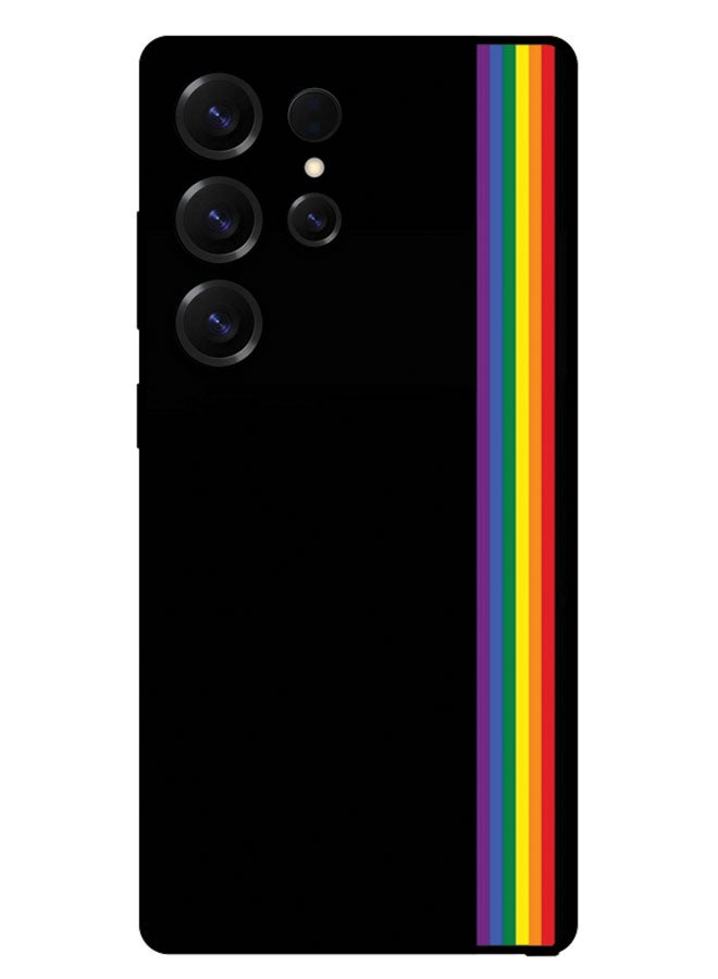 EYE CATCH Printing back cover of Samsung Galaxy S25 Ultra Slim Case, MagSafe & S-Pen Compatible with Mil-Grade Protection-  Side Lining