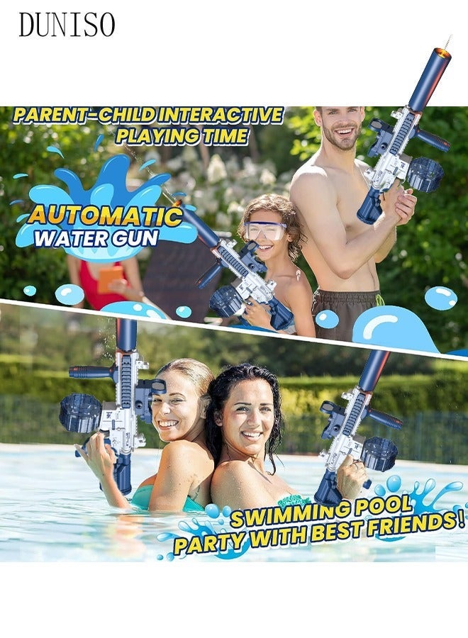 DUNISO Electric Water Gun for Adults & Kids, Large Capacity Long Range Water Guns for Kids,Swimming Pool Beach Party and Outdoor, Summer Gifts for Boys Girls - Image 3