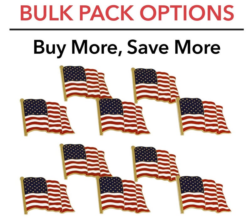 Forge American Flag Lapel Pin Proudly Made in USA (1 Piece) - Image 5