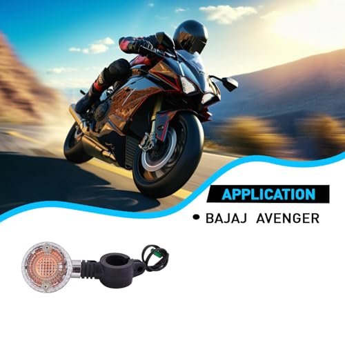 VTRUST Front Blinker Indicator Assembly Compatible for Bajaj Avenger | Durable & Weather-Resistant LED Turn Signal Lights - Image 4