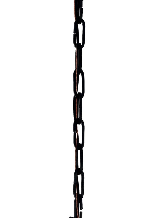 Kichler 36" Heavy Duty Square Accessory Chain in Black, On-Trend Finish, Updated Traditional Style, 4902BK - Image 1