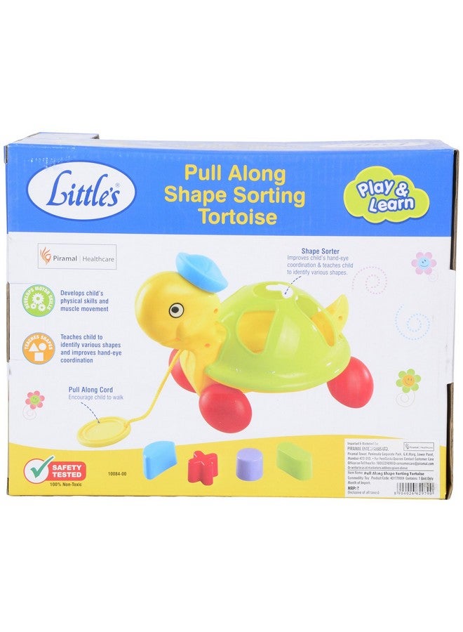 Little's Littles Pull Along Shape Sorting Tortoise - Image 5