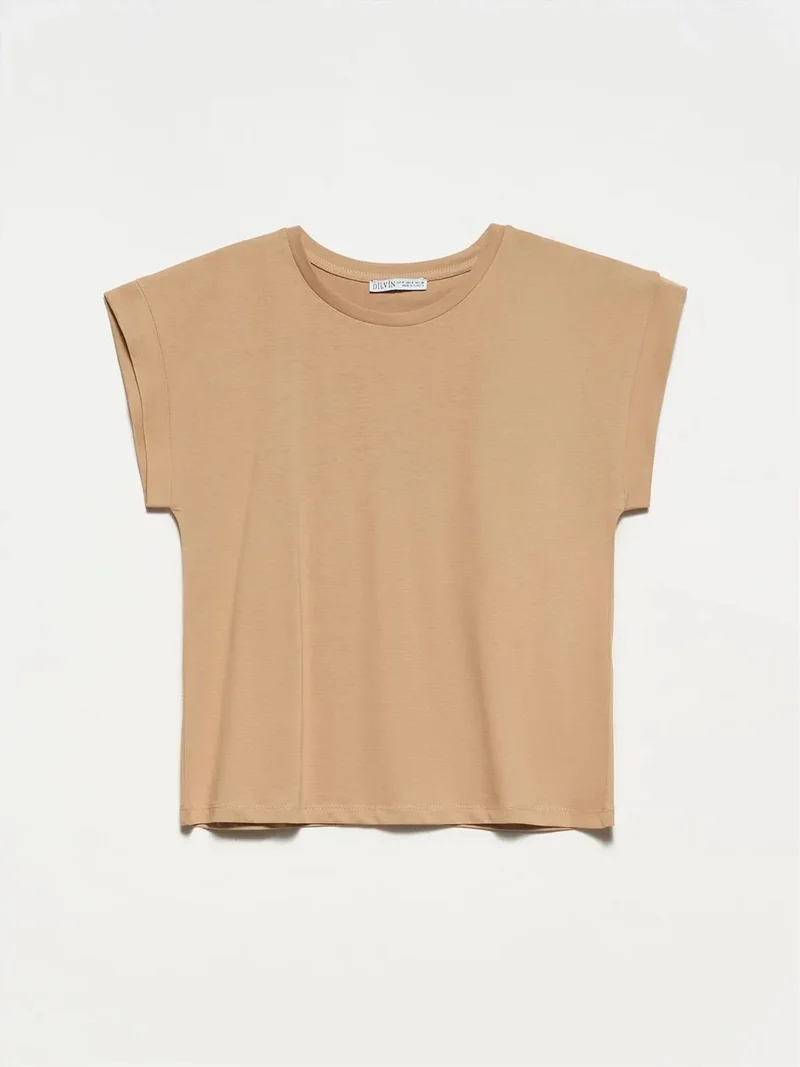 ديلفين Dilvin Women's Cotton Crew Neck T-Shirt