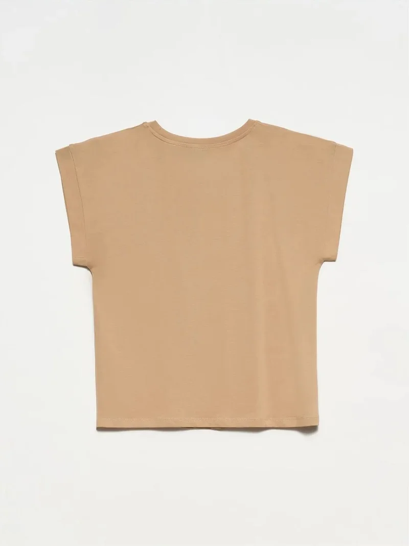 ديلفين Dilvin Women's Cotton Crew Neck T-Shirt