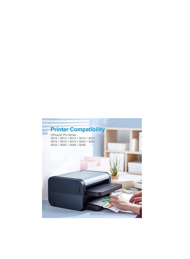 Terabyte 963XL Printer Cartridges Multipack Compatible with HP 963 Cartridges for Officejet Pro 9010 9012 9020 9013 9014 9015 9016 9018 9019 9022 9025 (Pack of 4) - Image 3