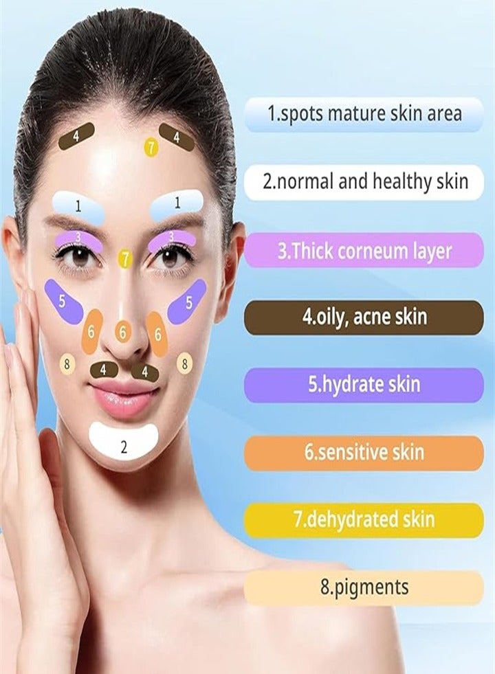 مصباح وودز محمول، محلل بشرة، محلل تكبير الوجه الاحترافي، كاشف بشرة قابل لإعادة الشحن لخبراء التجميل/اختبار الجلد/كاشف بول الحيوانات الأليفة - Image 2