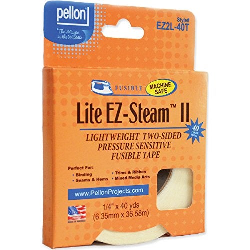 Pellon EZ2L-40T EZ Steam II Lite 44200 X40 Yards Tape - White - Image 1