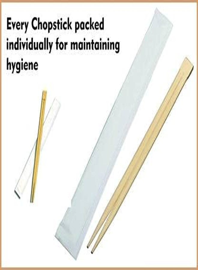 sakoraware Sakorware Biodegradable Eco Friendly Wooden Chopstick, 9 Inch Each, Pack of 40 Pairs - Image 5
