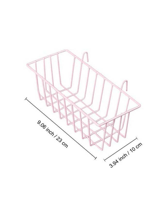 PIKIFY Wall Decoration Grid Clip Holder Photo Frames (85x55 cm- 1x Frame + 1x Basket + 1x Tray) [Made in India] (Pink), Others - Image 5