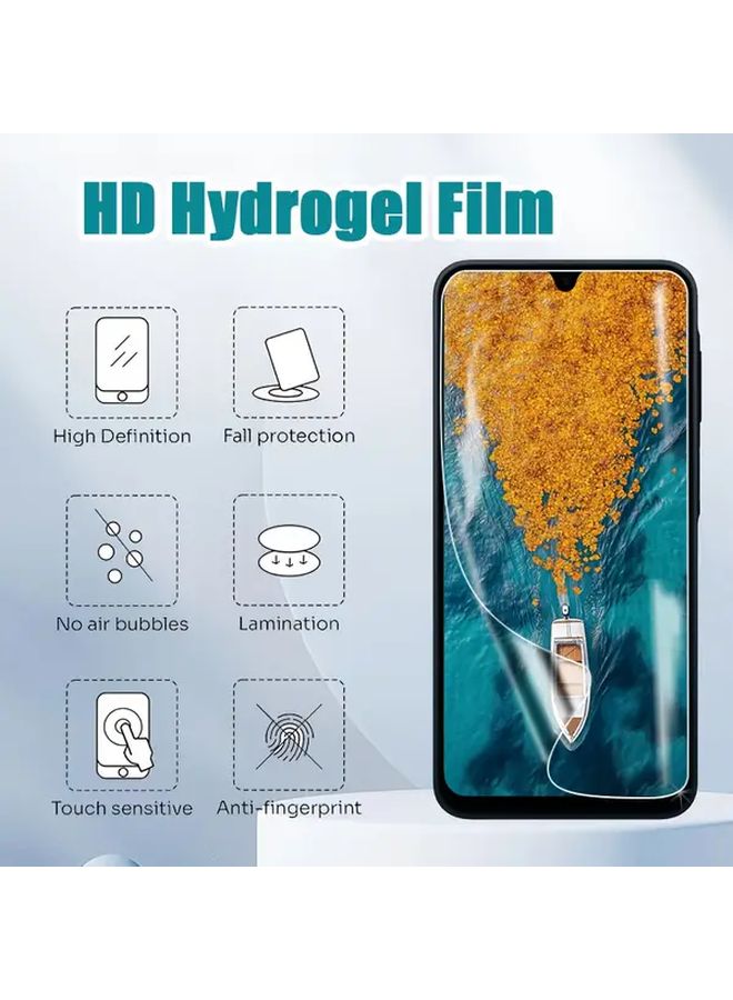 Samsung Galaxy A55 Full Screen Hydrogel Film 4 Pack HD View Fingerprint Unlock Anti Fingerprint - Image 3