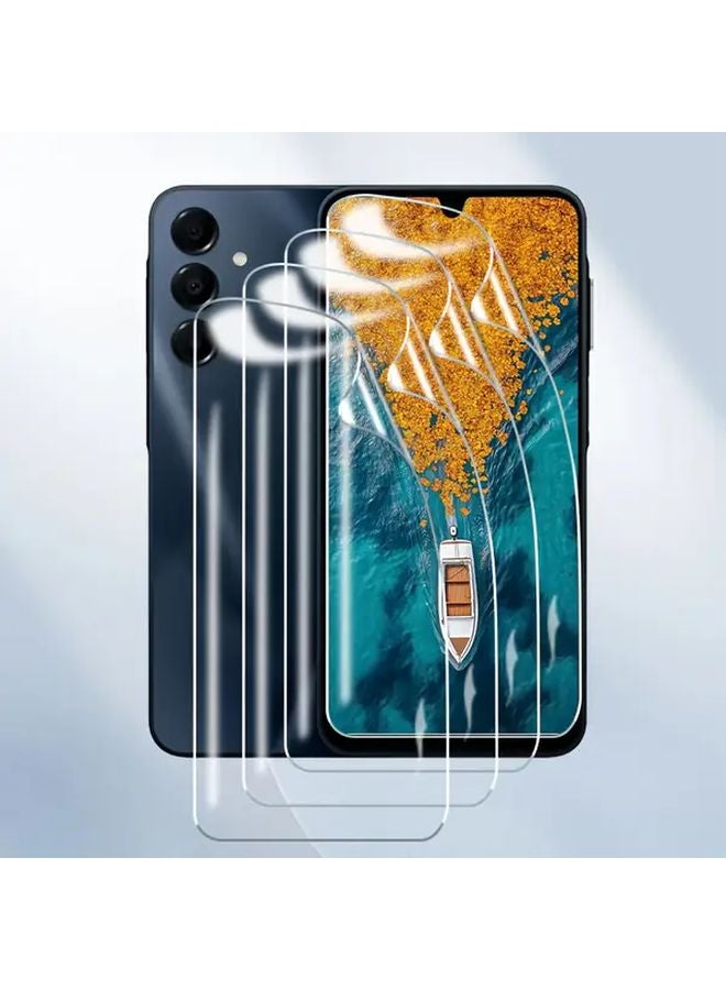 Samsung Galaxy A55 Full Screen Hydrogel Film 4 Pack HD View Fingerprint Unlock Anti Fingerprint - Image 2