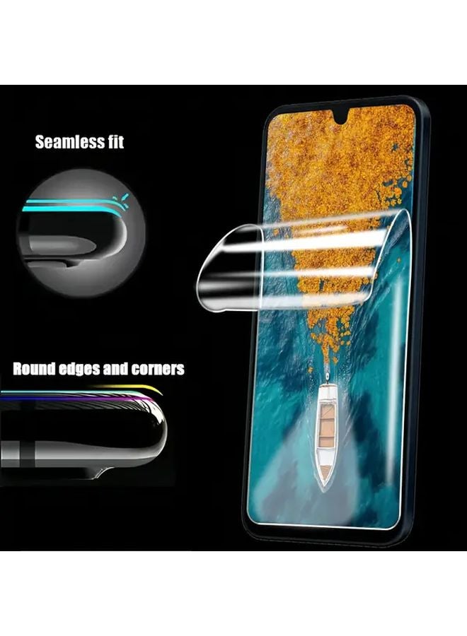Samsung Galaxy A55 Full Screen Hydrogel Film 4 Pack HD View Fingerprint Unlock Anti Fingerprint - Image 4