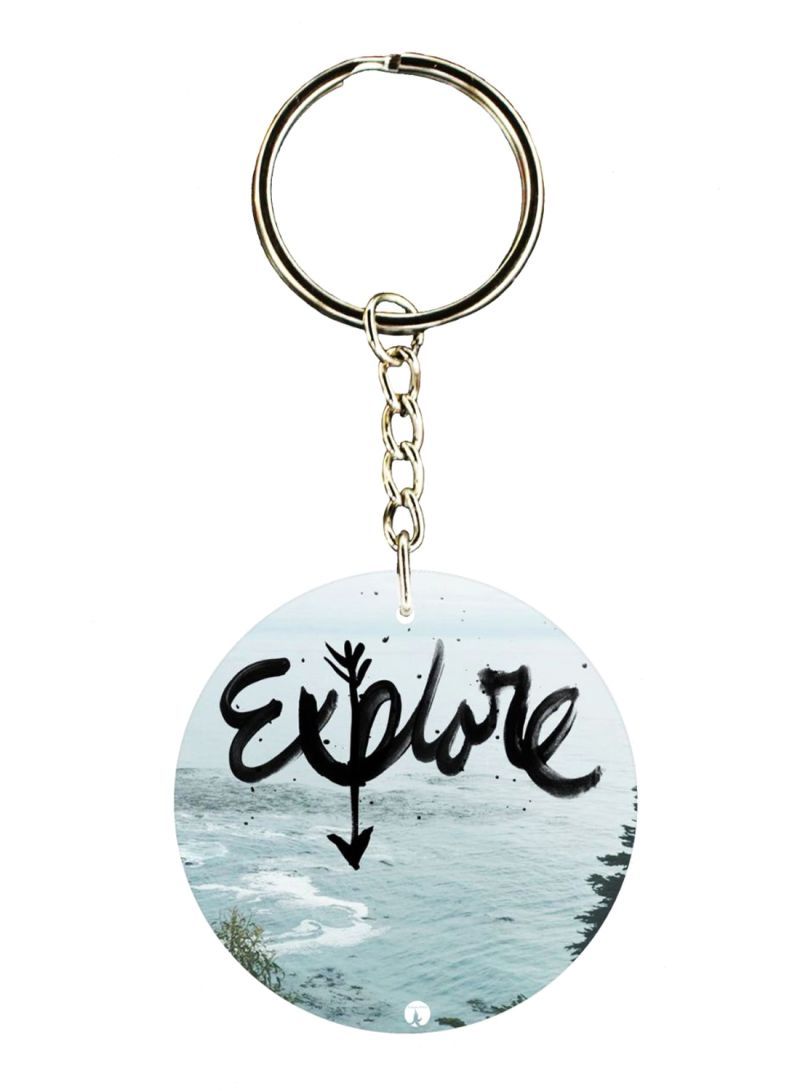 RKN English Phrases Printed Keychain
