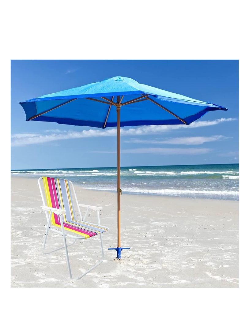 ECVV Folding Camping Chair with Cushion Beach for Garden Balcony or Festivals Outdoor Relax as Fishing Festival (Multicolour) - Image 4