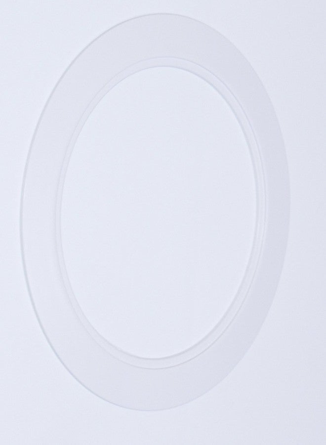 JSP Manufacturing 10 Pack-White Light Trim Ring Recessed Can 6" Inch Over Size Oversized Lighting Fixture - Image 4