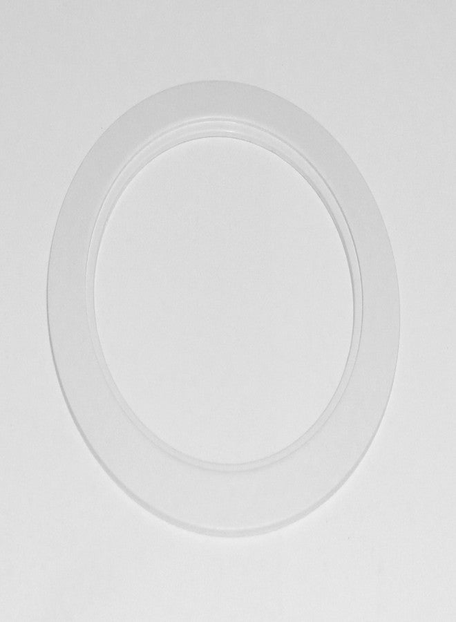 JSP Manufacturing 10 Pack-White Light Trim Ring Recessed Can 6" Inch Over Size Oversized Lighting Fixture - Image 2