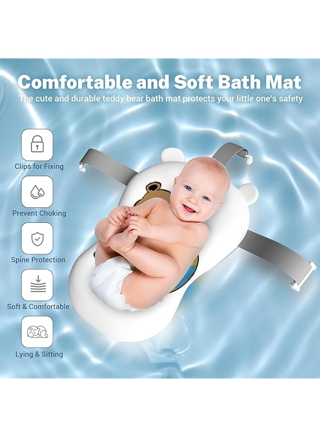 erorex Baby Bathtub Folding Collapsible Bathtub For Newborn To Toddler Portable Travel Baby Bathtub With - Image 4