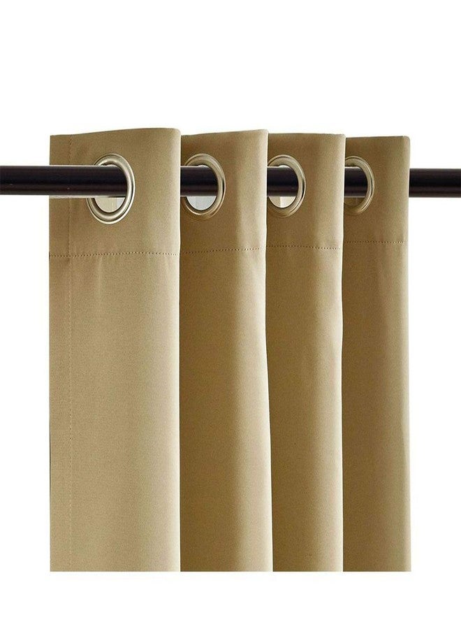 Legacy Decor Blackout Room Divider Curtain Panel Privacy Partition Heavyweight Premium Fabric Thermal Insulated Grommet Top 48" Wide X 84" Tall Cappuccino Color - Image 3