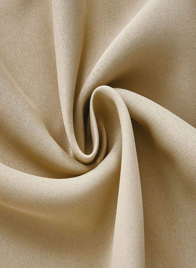 Legacy Decor Blackout Room Divider Curtain Panel Privacy Partition Heavyweight Premium Fabric Thermal Insulated Grommet Top 48" Wide X 84" Tall Cappuccino Color - Image 5