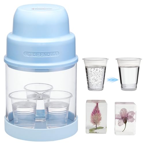 OFFNOVA Resin Bubble Remover 10Min Vacuum Chamber Machine Pressure Pot for Epoxy Resin Molds Casting DIY Arts Crafts Jewelry Making