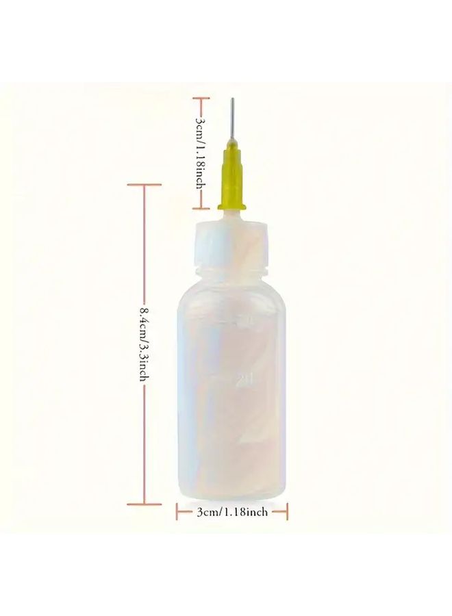 2Pcs 30ml Plastic Needle Dispensing Bottles With 20G Blunt Tips For Oils Flux - Image 4