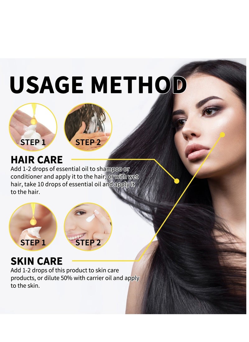 EELHOE زيت الحبة السوداء العضوي، زيت الحبة السوداء المعصور على البارد للشعر، قطرات زيت الحبة السوداء للوجه، زيت الحبة السوداء الطبيعي، زيت بذور الكشمش الأسود، زيت بذور الكمون الأسود، زيت الحبة السوداء للبشرة 60 مل - Image 4