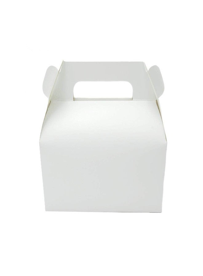 AKLVBL NICEWAY 30 Pack White Gable Gift Boxes Kraft Gift Box Candy Treat Boxes, Small Goodie Gift Boxes Treat Boxes for Wedding, Birthday Party, Baby Shower 4.5x3.2x3.3 inches - Image 1