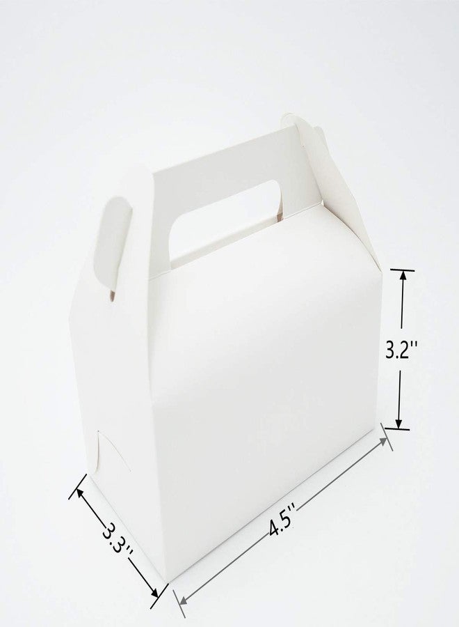 AKLVBL NICEWAY 30 Pack White Gable Gift Boxes Kraft Gift Box Candy Treat Boxes, Small Goodie Gift Boxes Treat Boxes for Wedding, Birthday Party, Baby Shower 4.5x3.2x3.3 inches - Image 3