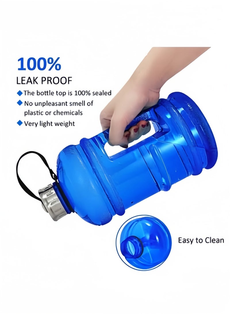 2.2L Water Jug Half Gallon Water Bottle with Handle Large Sport Water Bottle Big Capacity Leakproof Container BPA Free Plastic Fitness for Camping Training Bicycle Hiking Gym Outdoor - Image 3