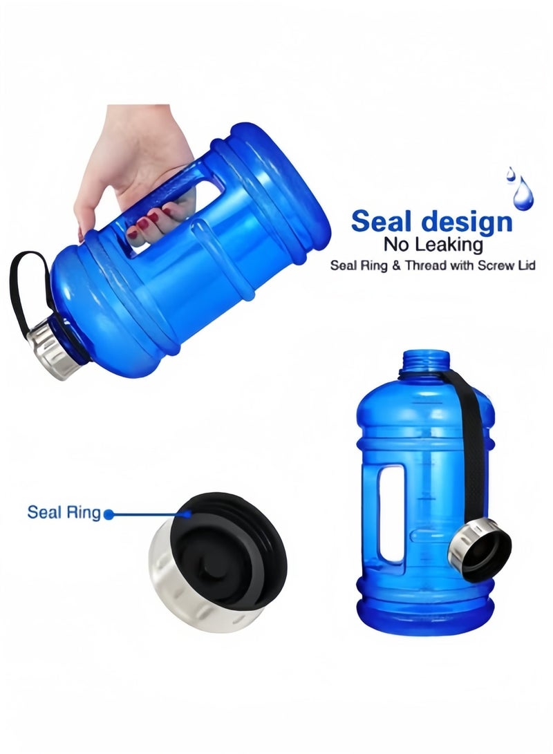 2.2L Water Jug Half Gallon Water Bottle with Handle Large Sport Water Bottle Big Capacity Leakproof Container BPA Free Plastic Fitness for Camping Training Bicycle Hiking Gym Outdoor - Image 5