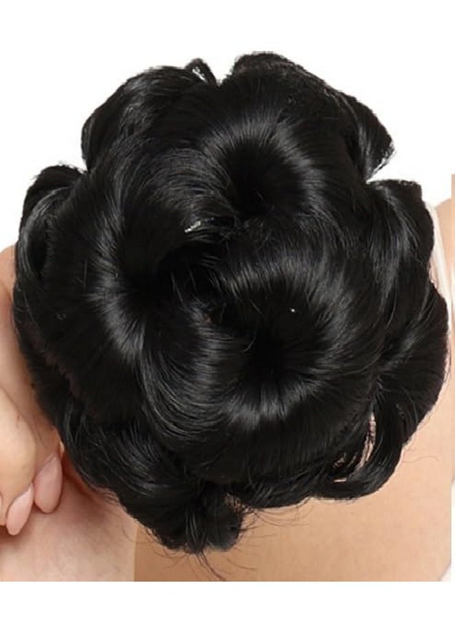 MoonEyes - Clutcher Hair Juda Bun For Women And Girls In Black Color - Image 1