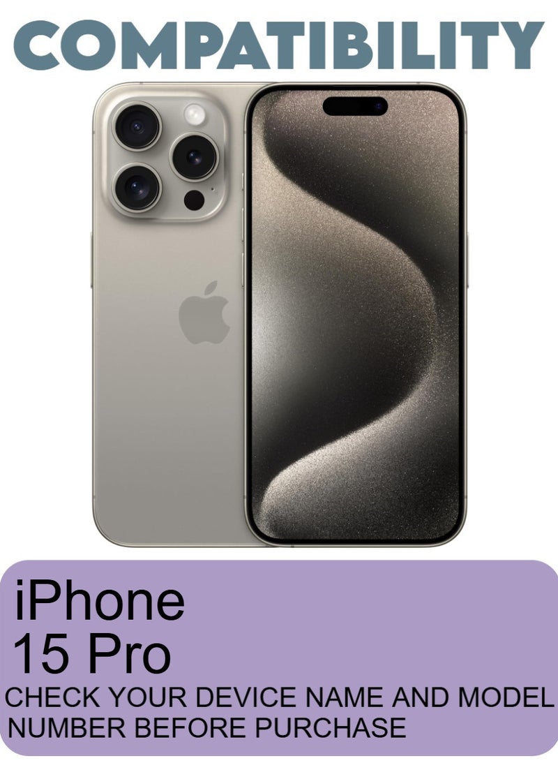 RAYON Tempered Glass Screen Protector 5D Designed For iPhone 15 Pro Full Screen Coverage And Bubble Free - Image 2