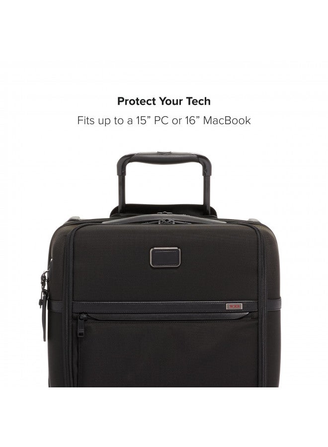 Tumi تومي - حقيبة لابتوب ألفا كومباكت بأربع عجلات - حقيبة للسفر والتنقل - حقيبة متحركة وحقبة كمبيوتر - يمكن استخدامها كحقيبة يد - Image 4