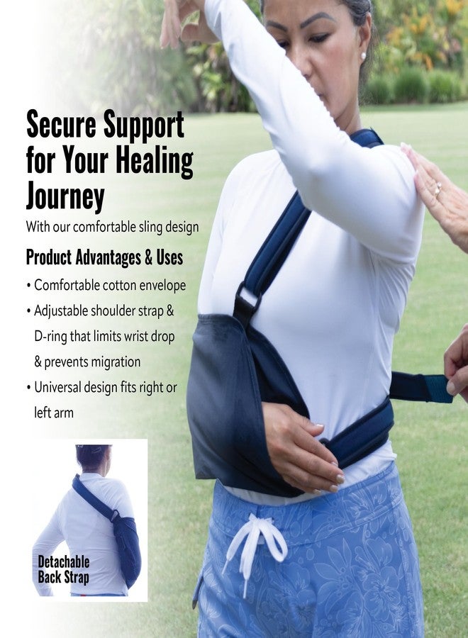 Braceapedia Shoulder Immobilizer, Size SM, Sling Brace for Men and Women, Support for Rotator Cuff, Shoulder Injury, Dislocation and Post-Surgery - Image 5