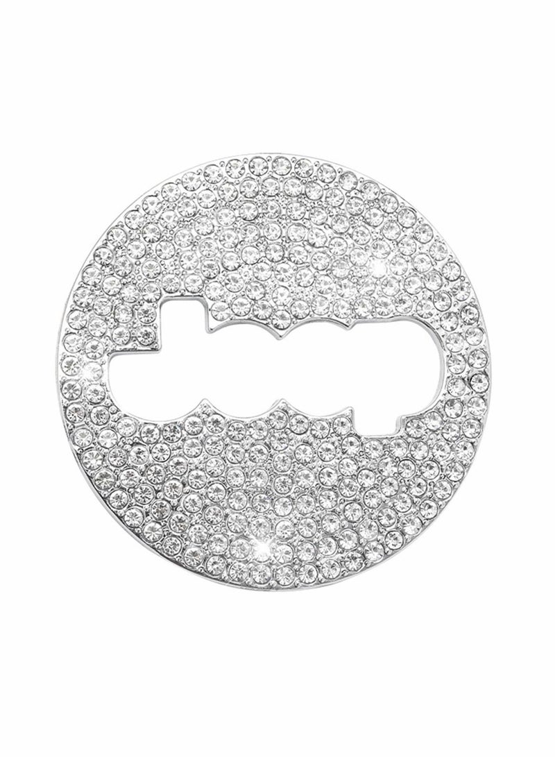 Excefore For Jeep JL Accessories Bling Steering Wheel Emblem Logo Cover Sticker for Wrangler JL JLU Gladiator JT - Image 1