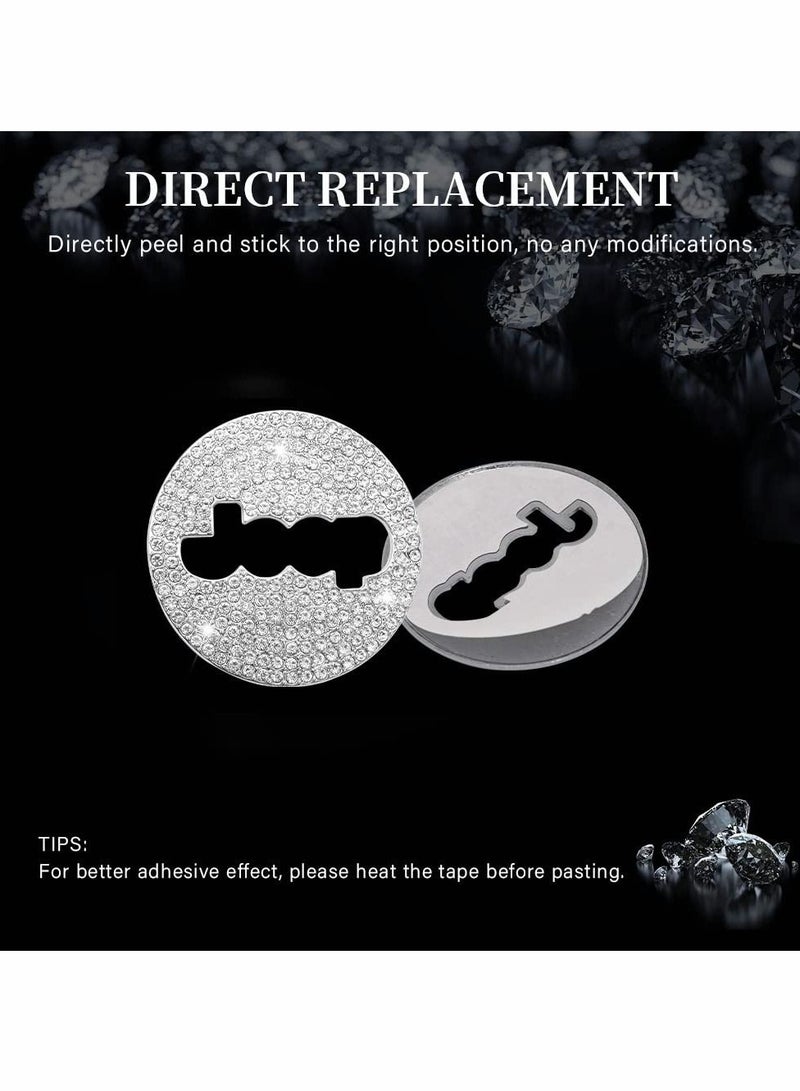 Excefore For Jeep JL Accessories Bling Steering Wheel Emblem Logo Cover Sticker for Wrangler JL JLU Gladiator JT - Image 5
