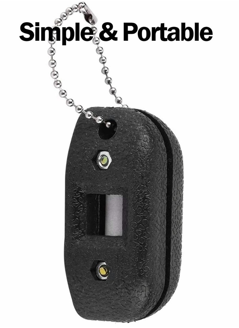 Y&D - Ice Skates Blade Sharpener, Adjustable Portable Sand Stone Hand Held Skate Sharpening Tool Edge Sharpener Grinding for Figure Goalie - Image 1